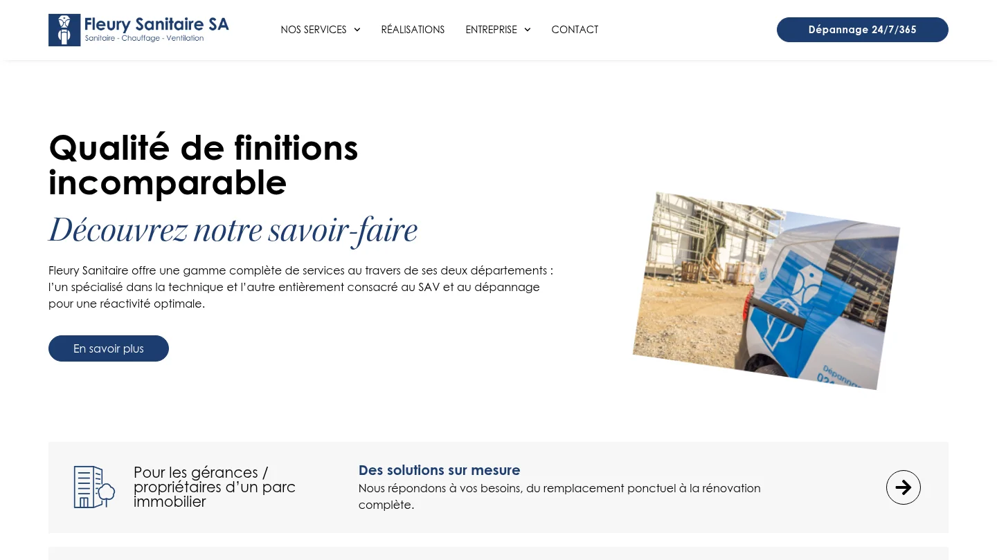 Fleury Sanitaire SA